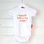 Personalised 1st Father's Day Babygrow, thumbnail 5 of 9