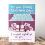 It's Your Lucky Day Funny Christmas Card, thumbnail 1 of 2