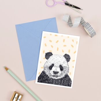 Personalised Panda Birthday Card, 4 of 8