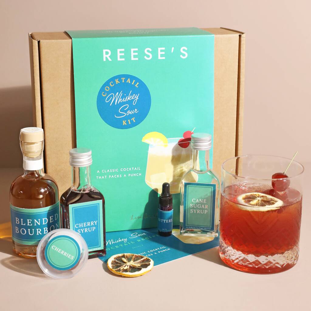 Personalised Whiskey Sour Cocktail Kit, 1 of 9