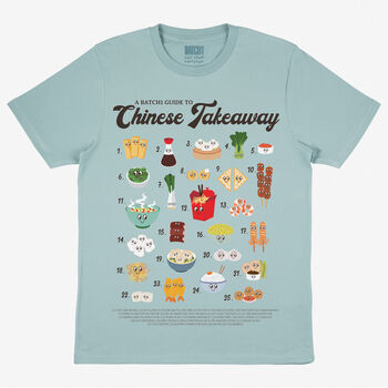 Chinese Takeaway Guide Women's Graphic T Shirt, 3 of 3