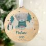 Personalised Winter Explorer Tiny Tatty Teddy Christmas Tree Decoration, thumbnail 1 of 5
