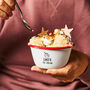 Personalised Christmas Ice Cream Bowl, thumbnail 4 of 5