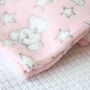 Personalised Pink Teddy And Stars Baby Blanket, thumbnail 6 of 7