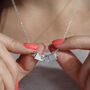 'Wish' Banner Word Necklace, thumbnail 2 of 6