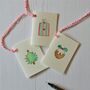 Personalised 'Christmas Button' Hand Illustrated Card, thumbnail 9 of 10