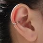 Piercing Free Sterling Silver Ear Cuff In Sterling Silver, thumbnail 1 of 10