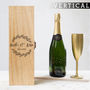 Personalised Couples Name And Date Wine Box, thumbnail 2 of 3