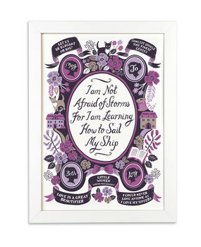 Little Women, Famous Quotes Print, 4 of 4