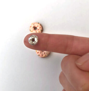 Sterling Silver Mini Doughnut Ring, 10 of 11