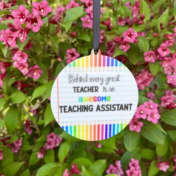 Teaching Assistant Thank You Hanging Decoration, 2 of 2