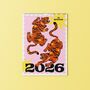 2026 Pink Tiger Calendar, thumbnail 1 of 6