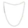 Gratia Pearl Necklace With White Gold Fill Chain, thumbnail 2 of 3