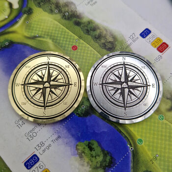 'The Bryson' Solid Metal Golf Ball Marker, 3 of 8