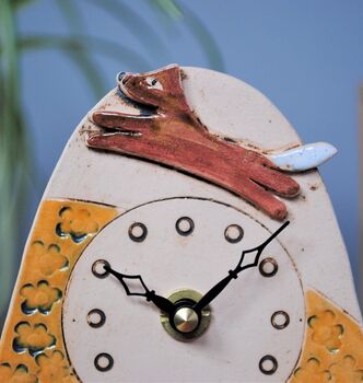 Fox Personalised Mantel Clock, 3 of 6