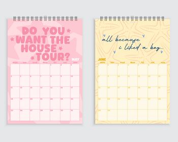 Sabrina Carpenter 2026 Lyric Calendar, 4 of 8