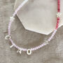 Personalised Beaded Necklace, thumbnail 1 of 7
