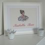 Personalised Embroidered Picture Of Dancer Tying Shoes, thumbnail 2 of 2
