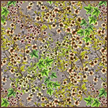 Wild Captivity Birds And Bird Cages Cushion With Flowers In Luxury Velvet On Dusty Pink, 8 of 10