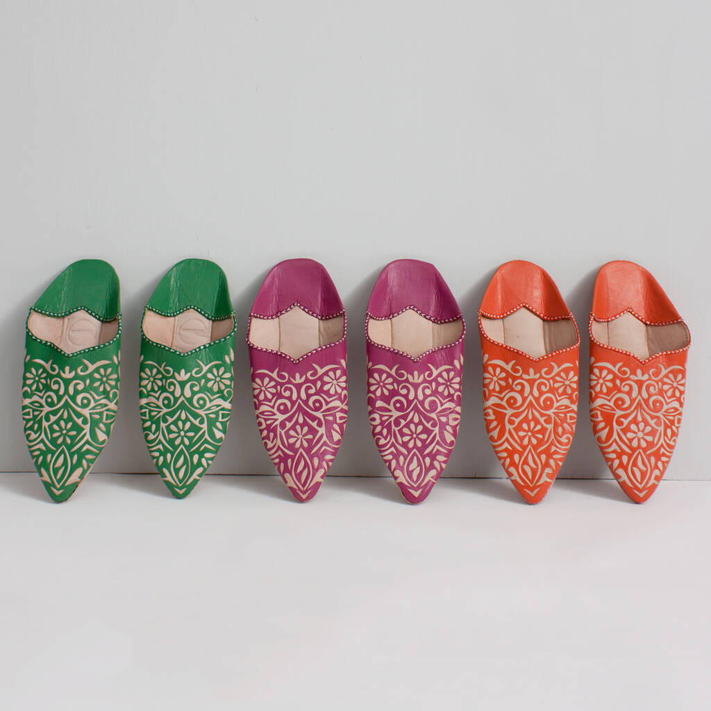 Moroccan Decorative Babouche Slippers, 1 of 5
