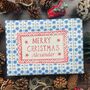 Christmas Personalised Name Paper Fibre Eco Natural Kraft Wrapping Paper, thumbnail 1 of 9