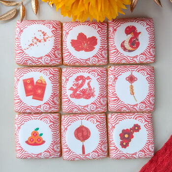 Year Of The Snake New Lunar Year Biscuits Gift Box, 11 of 12