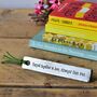 Personalised 6th Anniversary Gift, Iron Tassel Bookmark, thumbnail 1 of 12