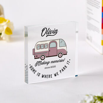 Home Is Where We Park It Plaque Gift, 3 of 11