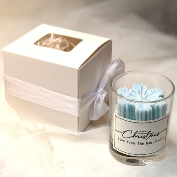 Christmas Gift Boxed Themed Candle Personalised Gift, 4 of 6