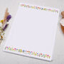 A4 Ditsy Flowers Letter Writing Paper, thumbnail 3 of 4