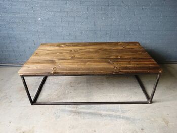 Industrial Reclaimed Custom Coffee Table Tv Stand 087, 3 of 6