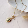 Chunky Chain Vintage Locket Necklace, thumbnail 6 of 6
