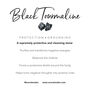 Safe And Protected Black Tourmaline Crystal Candle For Protection, thumbnail 6 of 6