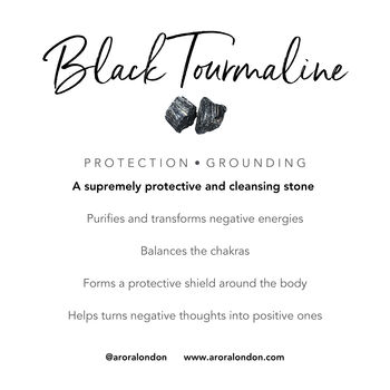 Safe And Protected Black Tourmaline Crystal Candle For Protection, 6 of 6
