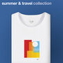 Sun Sea Sand White Beach T Shirt, thumbnail 4 of 8