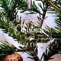 Personalised 1st Christmas Together Hanging Decoration, thumbnail 1 of 2