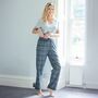 Women's 'Jura' Tartan Brushed Cotton Pyjama Trousers, thumbnail 1 of 3