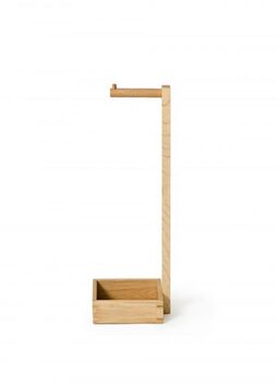 Solid Natural Oak Contemporary Roll Stand, 3 of 3