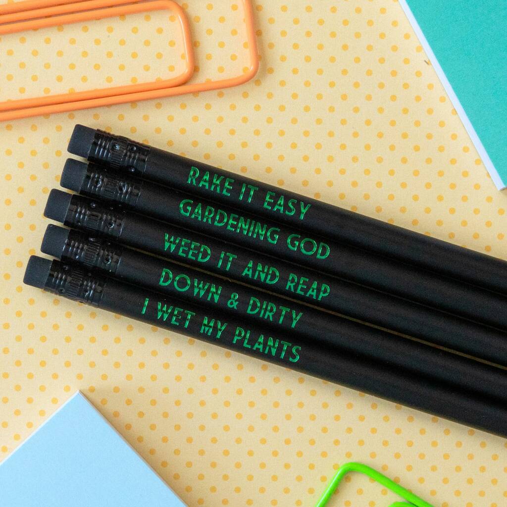 Gardening Pencil Set: Down And Dirty, 1 of 7