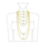 Mini T Bar Necklace In 18ct Gold Vermeil Or Sterling Silver, thumbnail 6 of 7