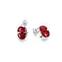 Poppy Stud Earrings – Sterling Silver With Real Flowers, thumbnail 4 of 10