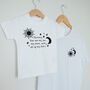 Matching Mummy/Daddy And Me Sun, Moon Stars T Shirt Set, thumbnail 1 of 8