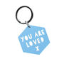 You Are Loved Keyring Gift, thumbnail 3 of 3