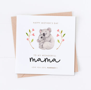 Personalised Mother's Day Koala Card, 3 of 3
