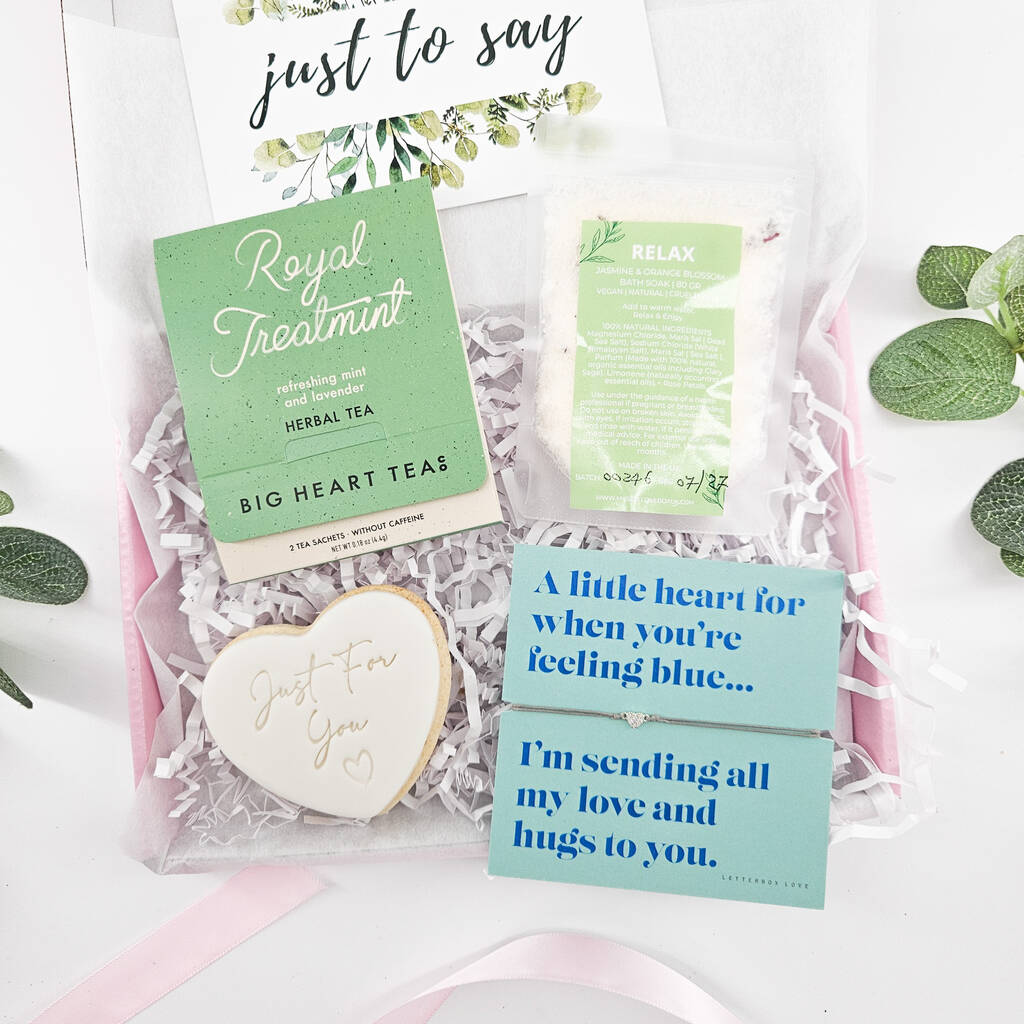 Sending Love And Hugs Letterbox Gift – Thinking Of You And Care Package, 1 of 9
