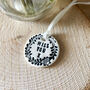 Miss You Porcelain Token With Personalised Card, thumbnail 4 of 6