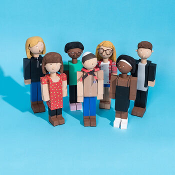 Personalised Wooden People Factory Model, 3 of 9