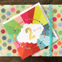 Colourful Cloud 2nd Birthday Card, thumbnail 5 of 5