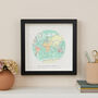 You Are My World Map Print Gift For Him, thumbnail 1 of 5