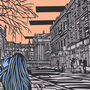Stylish Pop Art Print Cambridge Street Scene, thumbnail 4 of 6